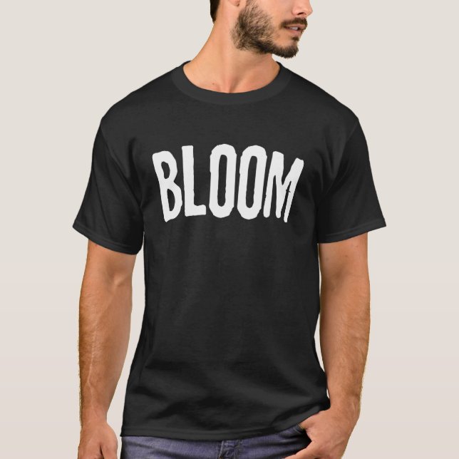 Camiseta Palavra minimalística do BLOOM (Frente)