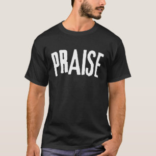 Camiseta Palavra Motivacional Mínima e Mínima do PRAISE