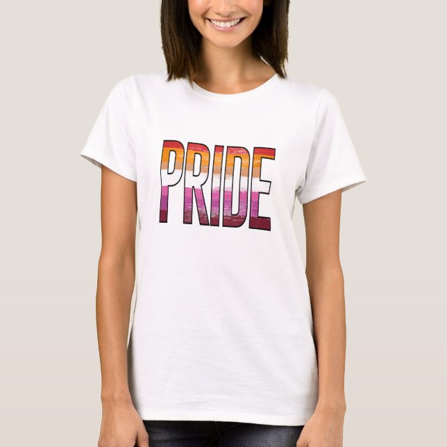 Camiseta Palavra Orgulho Lésbico (Frente)