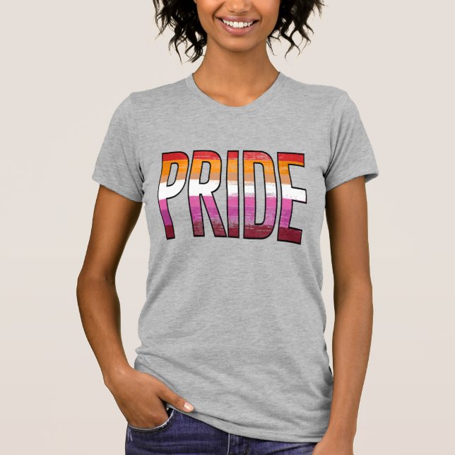 Camiseta Palavra Orgulho Lésbico (Frente)