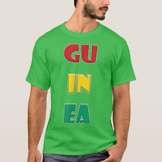 Camiseta Palavras Coloridas da Guiné