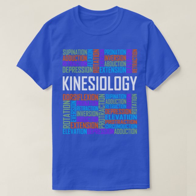 Camiseta Palavras de Kinesiologia (Frente do Design)