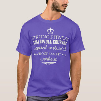 Camiseta Palavras De Malhação Motivacionais E Inspiracionai