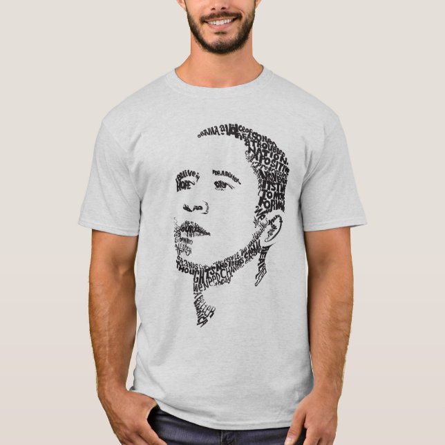 Camiseta Palavras de Obama da esperança (Frente)