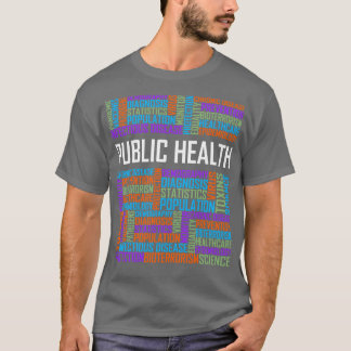 Camiseta Palavras de saúde pública