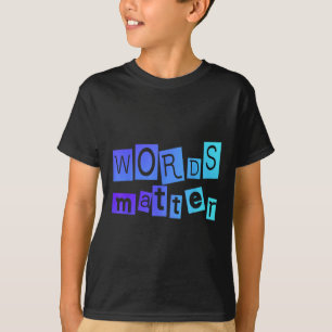 Camiseta Palavras Diversão Positiva de Mensagens Novelty Un