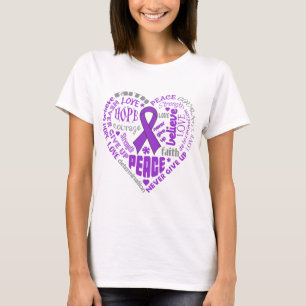 Camiseta Palavras do coração da consciência da malforma