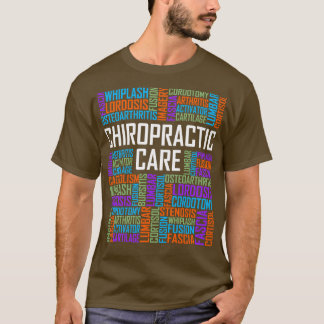 Camiseta Palavras e quiropráticas