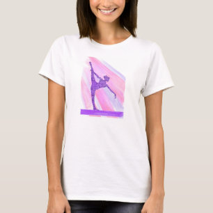 Camiseta Palavras encorajadoras do t-shirt da ginástica da