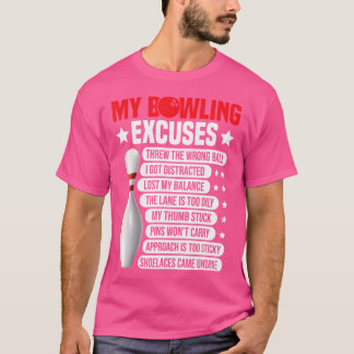 Camiseta Palavras Engraçadas De Boliche Para Bowler