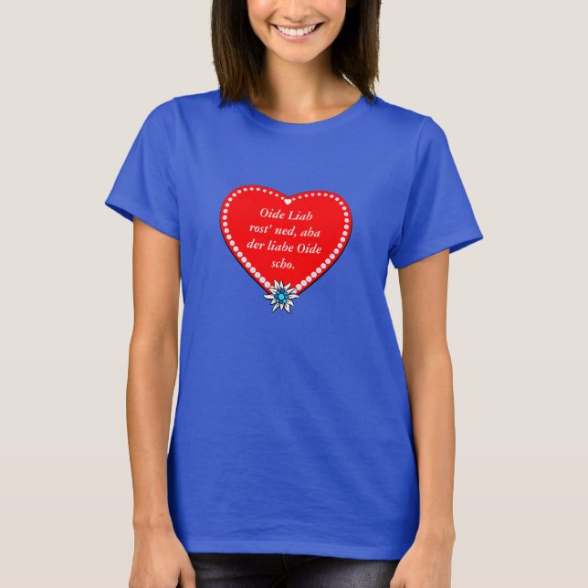 Camiseta Palavras honestas de uma bávara (Frente)