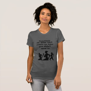 Camiseta Palavras inspiradores, citações de funcionamento