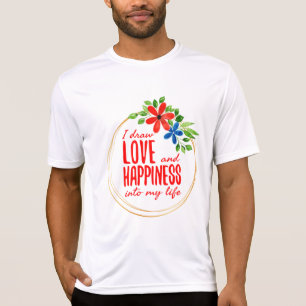 Camiseta Palavras motivacionais para o sucesso e a luta de 