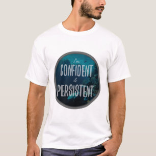 Camiseta palavras motivadoras sobre automelhoria