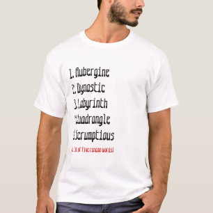 Camiseta Palavras que aleatórias eu gosto