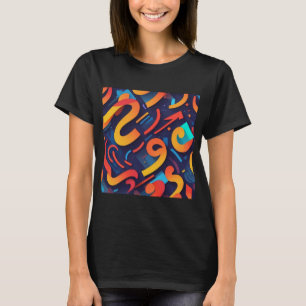Camiseta Palavras Repetidas Dinâmicas - Design de Ritmo Tip