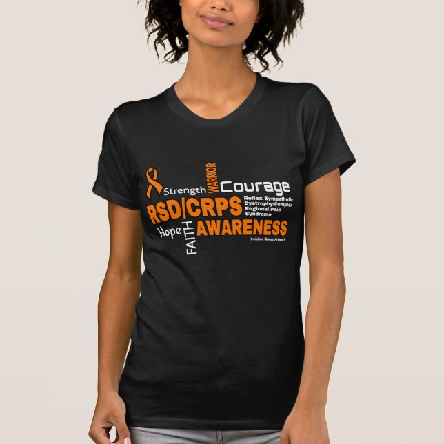 Camiseta Palavras...RSD/CRPS T-Shirt (Frente)
