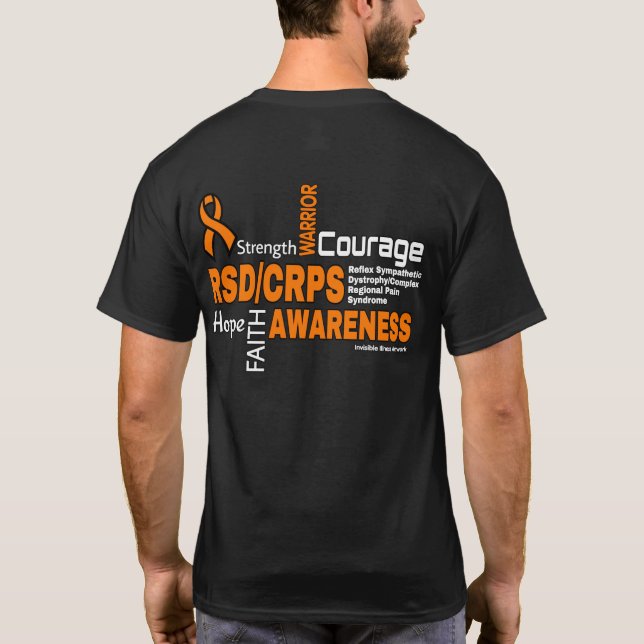 Camiseta Palavras...RSD/CRPS T-Shirt (Verso)
