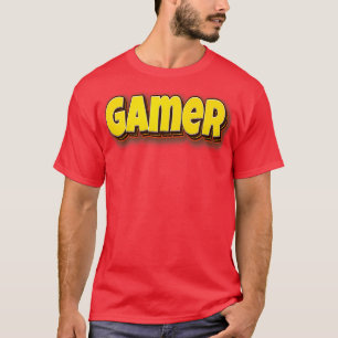 Camiseta Palavras sobre jogos em vídeo Jogadores usam "I lo