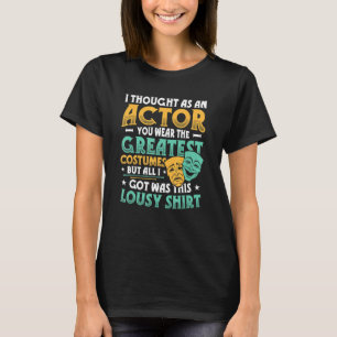 Camiseta Palco de Atores de Teatro Musical de Ópera de Dram