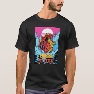 Camiseta Palco de chefe estético japonês Otaku Vaporwave