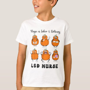 Camiseta Palco De Mão De Obra E Enfermeira De Entrega No Di