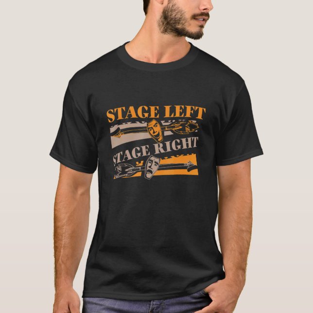 Camiseta Palco do Ator do Teatro Palco Esquerdo Direito (Frente)