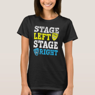 Camiseta Palco Esquerdo palco Ator do Teatro Direito Broadw