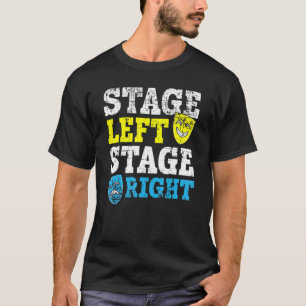 Camiseta Palco Esquerdo palco Ator do Teatro Direito Broadw