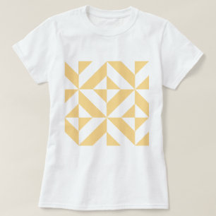 Camiseta Pale Melon Geométrico Deco Cube