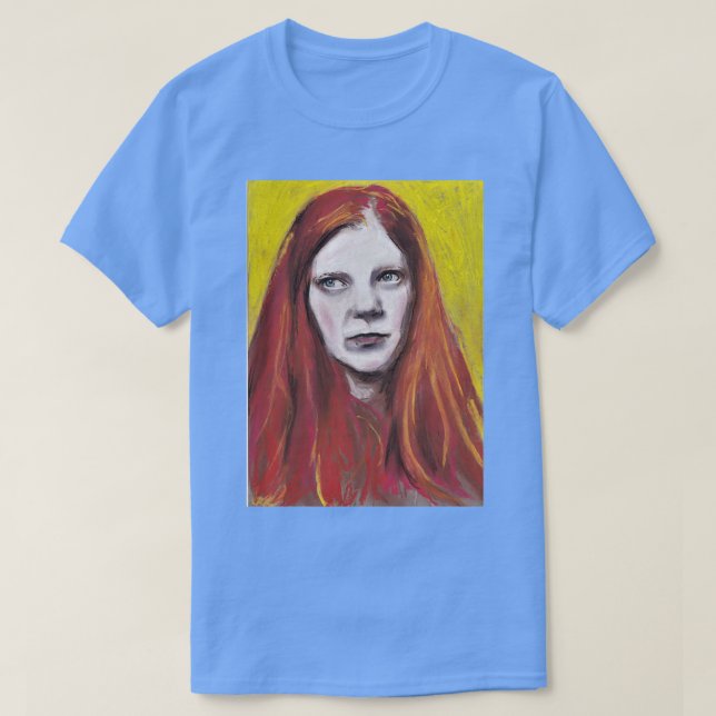 Camiseta Pale redhead (Frente do Design)