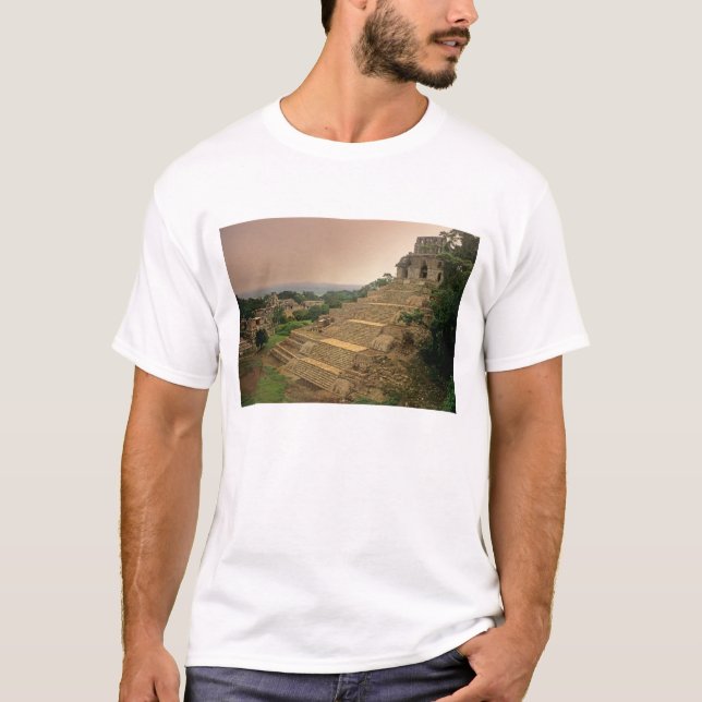 Camiseta Palenque, Chiapas, México, Maia (Frente)