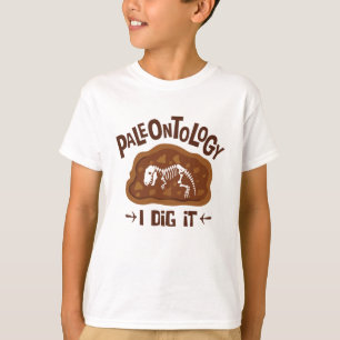 Camiseta Paleontologia Eu O Canto Paleontólogo Dinossauro O