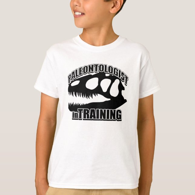 Camiseta PALEONTOLOGIST no treinamento (Frente)