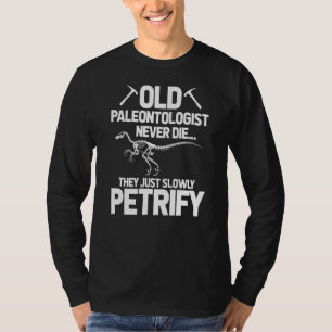 Camiseta Paleontólogo Dinossaur Paleontology T Rex Skeleto