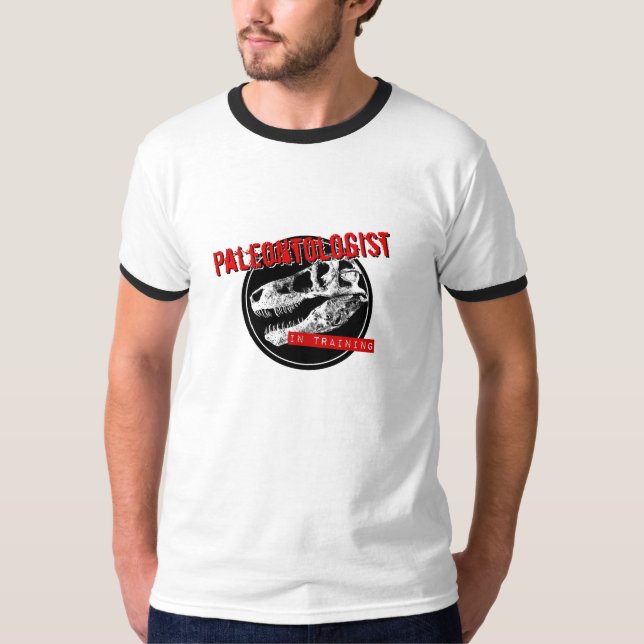 Camiseta PALEONTÓLOGO em formação (Frente)