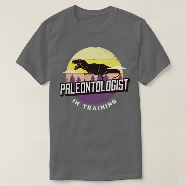 Camiseta Paleontólogo em Formação (Frente do Design)