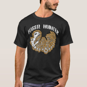 Camiseta Paleontólogo Fóssil Hunter Paleontologista Archeol