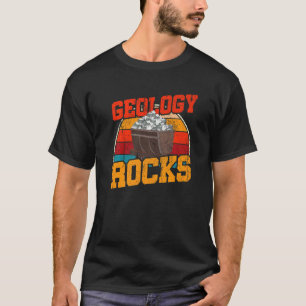 Camiseta Paleontólogo Rock Collector Geologista Retro Geo