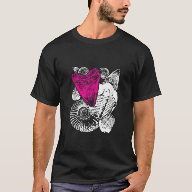 Camiseta Paleontólogos fósseis caçadores de tanques (Frente)