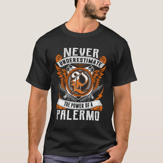 Camiseta PALERMO - Nunca Subestimar Personalizado (Frente)