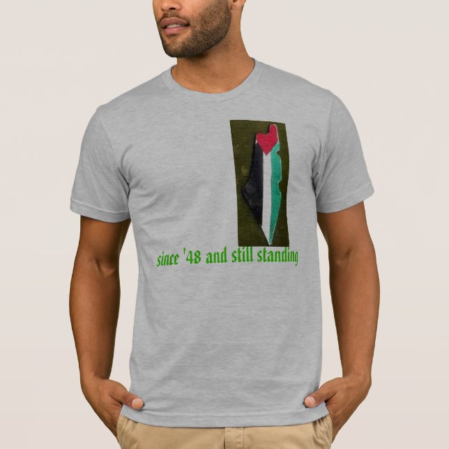 Camiseta Palestina ainda que está (Frente)