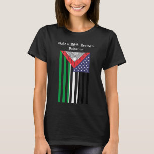 Camiseta Palestina Americana: Keffiyeh Patriótico