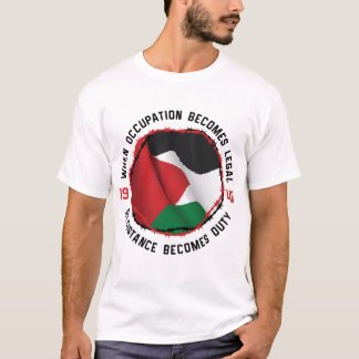 Camiseta Palestina Bandeira Ocupação Resistência aos Direit