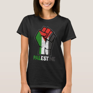 Camiseta Palestina Bandeira Palestina Liberdade para Caligr