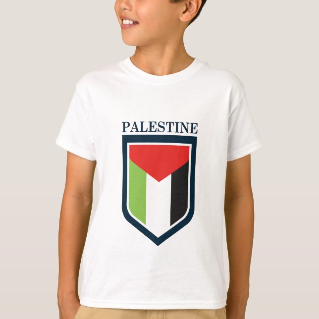 Camiseta Palestina e bandeira palestina (Frente)