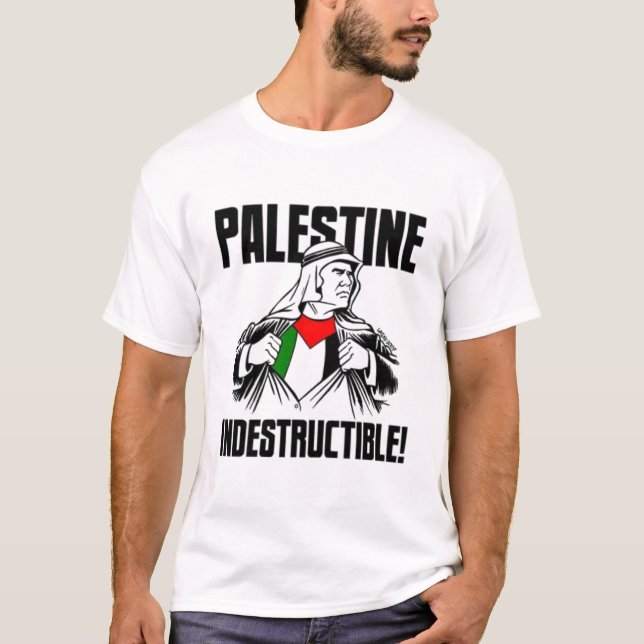 Camiseta Palestina indestrutível (Frente)