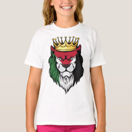 Camiseta Palestina - Leão Rei Bandeira