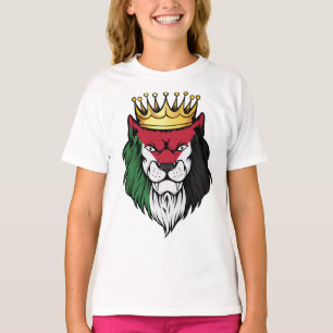 Camiseta Palestina - Leão Rei Bandeira