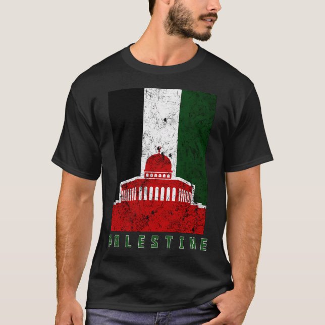 Camiseta Palestina: Liberdade para Gaza e liberdade salvam  (Frente)